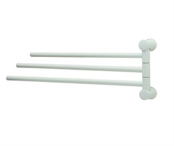 K-1033WHITE Держатель полотенец тройной K-1033W