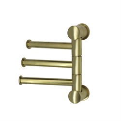 K-1053BRUSHED GOLD Держатель полотенец тройной K-1053BG