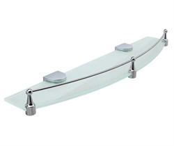 Kammel K-8344 (ранее К-8324) Полка стеклянная с бортиком K-8344