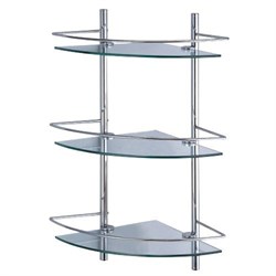 K-3133 Полка стеклянная тройная K-3133