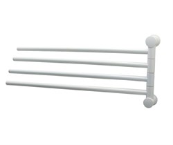 K-1034WHITE Держатель полотенец четверной K-1034W