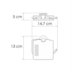Tauber K-64425 Держатель туалетной бумаги K-64425