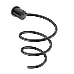 K-1080POLISHED BLACK Держатель фена K-1080PB