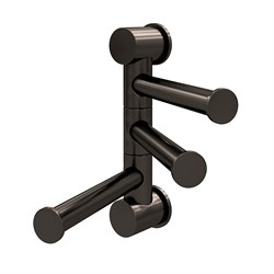 K-1053GUN METAL Держатель полотенец тройной K-1053GM