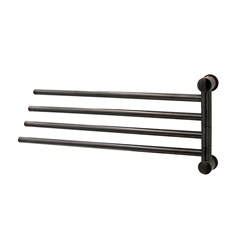 K-1034GUN METAL Держатель полотенец четверной K-1034GM