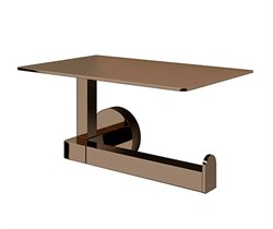 Asphe K-77725 Держатель туалетной бумаги с полочкой для телефона K-77725