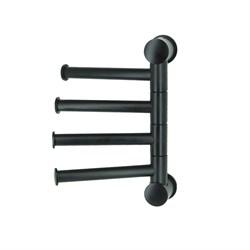 K-1054BLACK Держатель полотенец четверной K-1054B