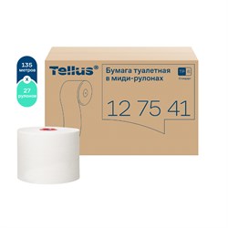 Tellus Бумага туалетная в миди-рулонах 127541