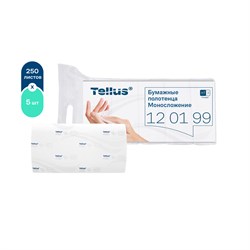 Tellus Бумажные полотенца моносложение в компактной упаковке 120199