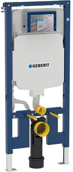 Инсталляция Geberit Duofix для подвесного унитаза, 114 см, со смывным бачком скрытого монтажа Sigma 8 см, крепеж к стене в комплекте 111.796.00.1 - фото 46157