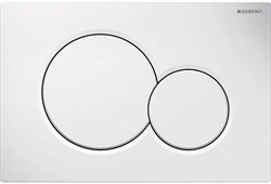 Смывная клавиша Geberit Sigma01 для двойного смыва к 111.300/350/361/362/380/390/796, Белый 115.770.11.5 - фото 46261