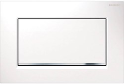 Смывная клавиша Sigma 30, смыв-стоп,к 111.300/350/361/362/380/390/796 бел/бел/хр. гл 115.893.KJ.1 - фото 46326