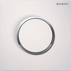 HyTroniс, руч.пневмопривод "Sigma10" для писсуара, рамка,кнопка бел./обод кнопки хром 116.015.KJ.1 - фото 46394