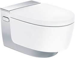 AquaClean Mera Comfort подвесной унитаз-биде, хромированная вставка 146.214.21.1 - фото 46828