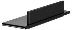 AVENO Полочка для душа со встроенным стеклоочистителем, с клеевым комплектом, черный матовый 14659370000 - фото 46871