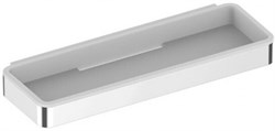 PLAN Корзинка для душа 288мм, хром/белый 14958010051 - фото 46978