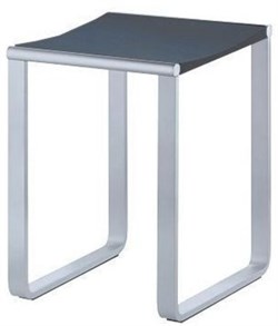 PLAN Табурет, подходит также для душевой зоны, нагрузка: 100 kg, хром/темно-серый (RAL 7021) 14982010037 - фото 47021