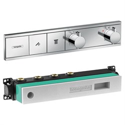 Set HG RainSelect термостатический смеситель для душа встройка 2 режима (15380000+15310180) 15380000S - фото 47085
