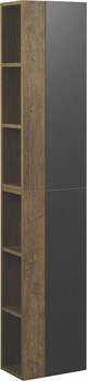 Шкаф одностворчатый Терра Дуб Кантри/Антрацит 1A247503TEKA0 - фото 47704