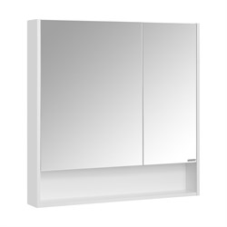 Зеркальный шкаф Сканди 90 Белый 1A252302SD010 - фото 47798