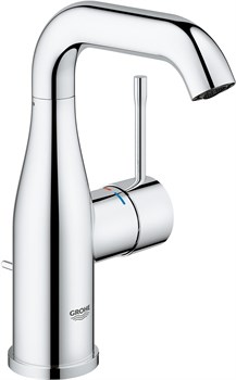 Essence+ Смеситель для раковины с донным клапаном и средним изливом, хром 23462001 - фото 48403