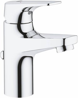 BauFlow Смеситель для раковины с донным клапаном, S-Size, хром 23751000 - фото 48478