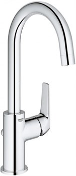 BauFlow Смеситель для раковины с донным клапаном, L-Size, хром 23753000 - фото 48483