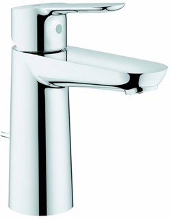 BauEdge Смеситель для раковины с донным клапаном, M-Size, хром 23758000 - фото 48494