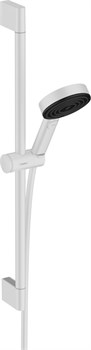 HG Pulsify Relaxation 105 3jet душевой гарнитур 65см, матовый белый 24160700 - фото 48595