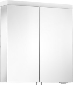 ROYAL REFLEX.2 Зеркальный шкаф 650*700*150 мм 2 поворотные дверцы с хрустальным двойным зеркалом, боковины корпуса зеркальные 24202171301 - фото 48605