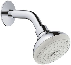 Tempesta New 100 Верхний душ, III режима, с душевым кронштейном, хром 26088001 - фото 48689