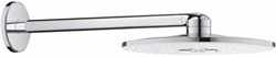 Rainshower 310 SmartActive Верхний душ с душевым кронштейном 430 мм, 2 режима струи, белая луна 26475LS0 - фото 48892