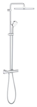 Tempesta Cosmopolitan 250 Cube Душевая система поворотная с термостатом, хром 26689000 - фото 49111