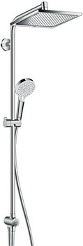 HG Crometta Е 240 1jet Showerpipe Reno Ecosmart душевая система 27289000 - фото 49298