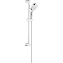 Tempesta New Cosmopolitan 100 Душевой гарнитур III, душевая штанга 600 мм, шланг 1750 мм, хром 27786002 - фото 49532