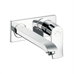 Set HG Metris смеситель для раковины из стены (31086000+13622180) 31086000S - фото 49935