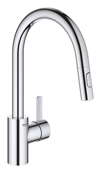 Eurosmart Cosmopolitan Смеситель для кухни, высокий излив, хром 31481001 - фото 49986