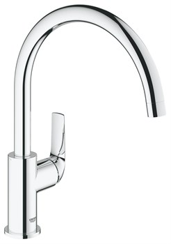 BauCurve Смеситель для кухни, высокий излив, хром 31536001 - фото 50006