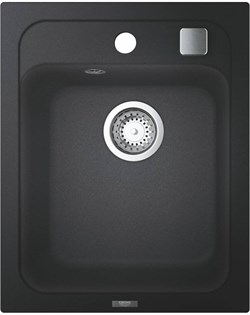K700 Композитная мойка,400 x 500 мм, цвет черный гранит (AP0) 31650AP0 - фото 50045