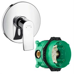 Set HG Metris смеситель для душа встройка (31685000+01800180) 31685000S - фото 50063