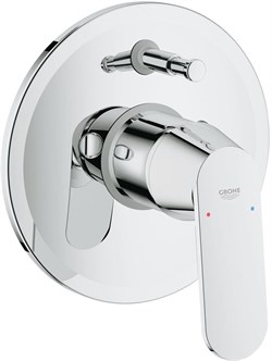 Eurosmart Cosmopolitan Смеситель для ванны (внешняя и встраиваемая части), хром 32879000 - фото 50358