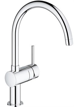 Minta Смеситель для кухонной мойки с C-изливом, хром 32917000 - фото 50378