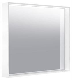PLAN Зеркало с подсветкой 800x105х700 mm инокс мат 33097292500 - фото 50436