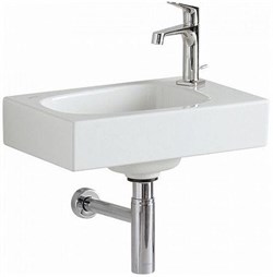 Citterio раковина 450х300, с отв. под смеситель справа, без перелива, KeraTect, Белый 500.541.01.1 - фото 51345