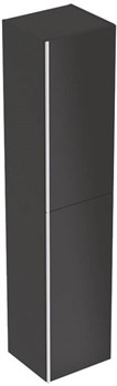 Высокий шкафчик Acanto 380 x 1730 x 360 мм, фронтальная часть: лавовое стекло корпус: лавовый матовый — лакированный 500.619.JK.2 - фото 51368