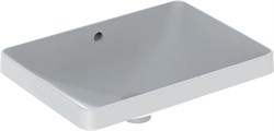Geberit VariForm Раковина встраиваемая в столешницу прямоугольной формы, 55х40 см, без отв. под смеситель, с отв. перелива 500.736.01.2 - фото 51424