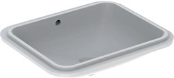 Geberit VariForm Раковина с установкой под столешницу прямоугольной формы, T1=50х40 см, без отв. под смеситель, с отв. перелива 500.764.01.2 - фото 51445
