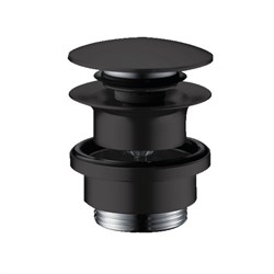 HG Push-open сливной набор для раковины матовый черный 50100670 - фото 51473