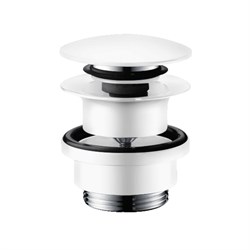 HG Push-open сливной набор для раковины матовый белый 50100700 - фото 51475