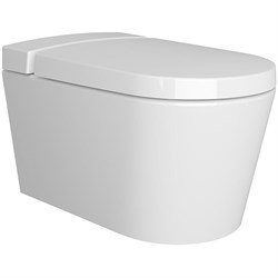 Безобод. подвесной унитаз VitrA Nest (c фу-цей биде, встр. смес., бачок VitrA Fresh для моющего ср-ва), дюропласт, МЛ 5176B003-6233 - фото 51525